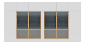 Front Image of FACADE Assembly General Type7B 3900x7500mm