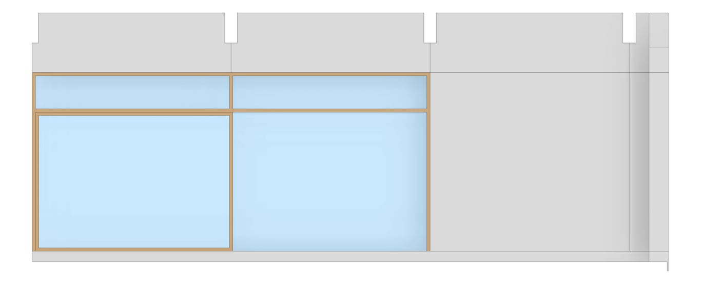 Front Image of FACADE Assembly General Type7D 3600x9600mm