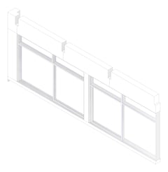 3D Documentation Image of FACADE Assembly General Type8D 3600x9600mm