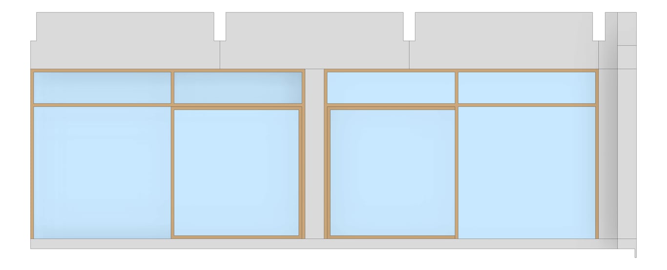 Front Image of FACADE Assembly General Type8D 3600x9600mm