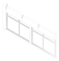 3D Documentation Image of FACADE Assembly General Type9D 3600x9600mm