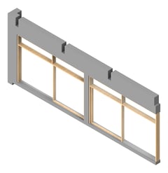 3D Presentation Image of FACADE Assembly General Type9D 3600x9600mm