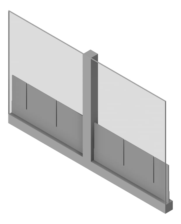 FACADE Assembly Outdoor-Learning Type1B 3900x7500mm