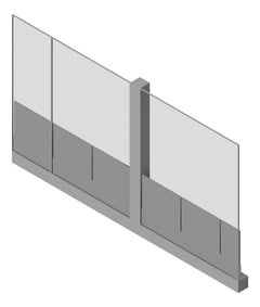 3D Presentation Image of FACADE Assembly Outdoor-Learning Type2B 3900x6900mm