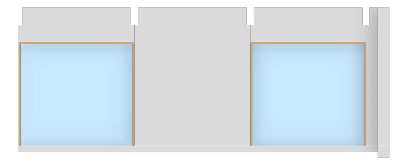 Front Image of FACADE Assembly Science Type1D 3600x9000mm