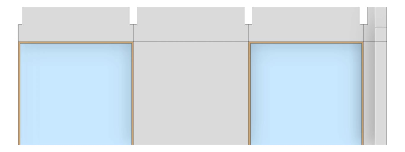 Front Image of FACADE Assembly Science Type2D 3600x9000mm