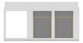Front Image of FACADE Assembly Services Type1A 3900x7500mm