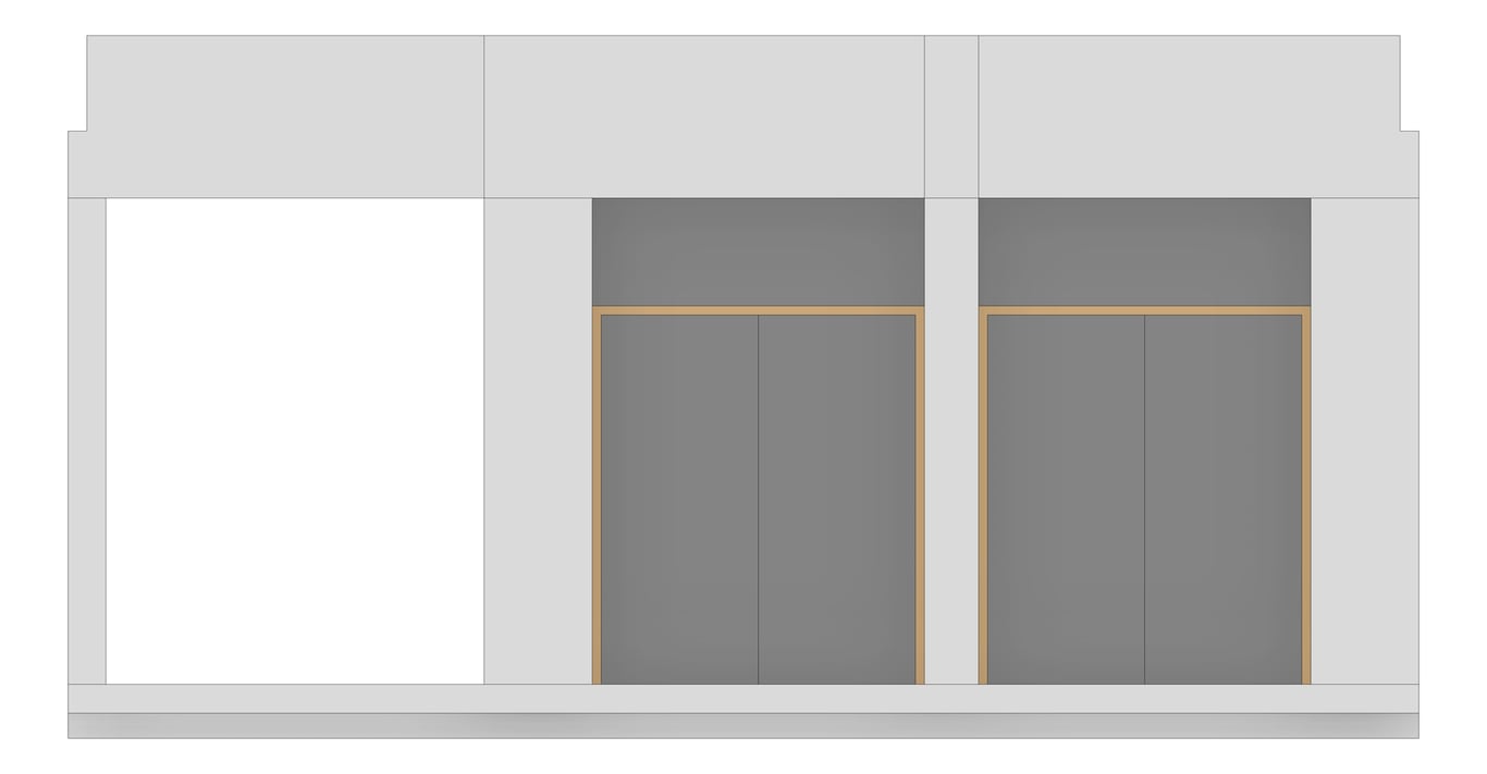 Front Image of FACADE Assembly Services Type1A 3900x7500mm