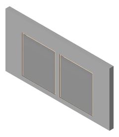 3D Presentation Image of FACADE Assembly Services Type1B 3900x7500mm