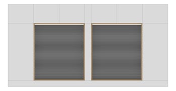 Front Image of FACADE Assembly Services Type1B 3900x7500mm