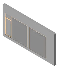 3D Presentation Image of FACADE Assembly Services Type2B 3900x7500mm