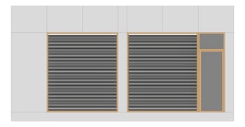 Front Image of FACADE Assembly Services Type2B 3900x7500mm