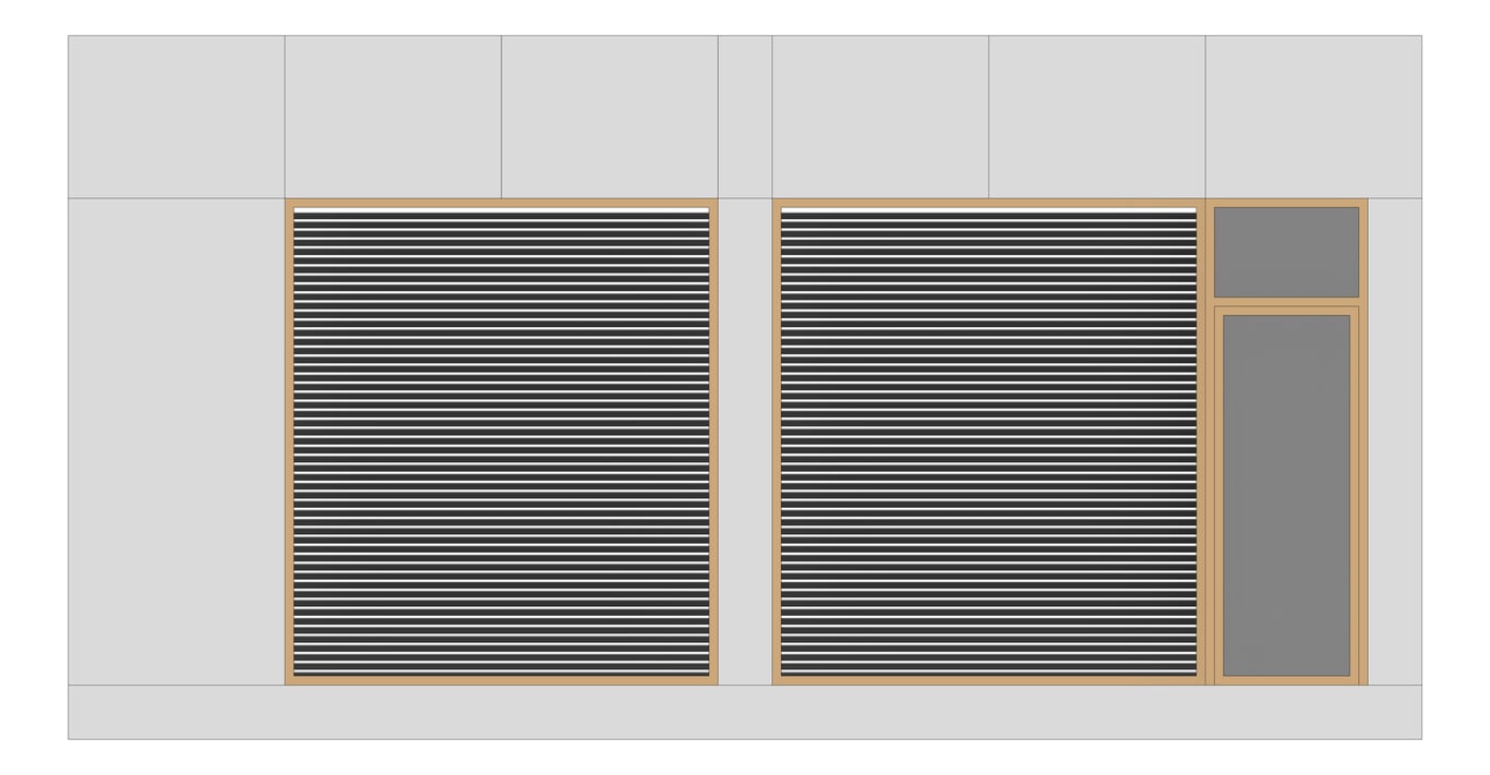 Front Image of FACADE Assembly Services Type2B 3900x7500mm