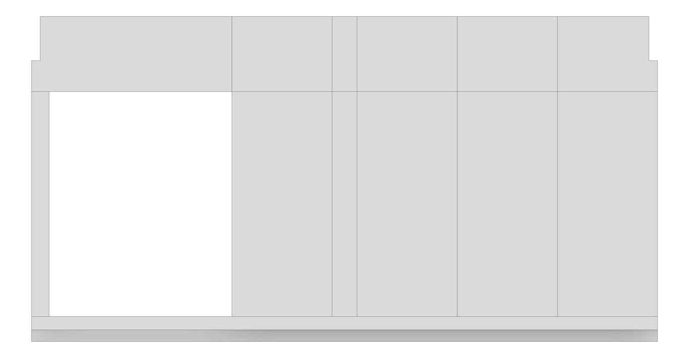 Front Image of FACADE Assembly Services Type3A 3900x7500mm