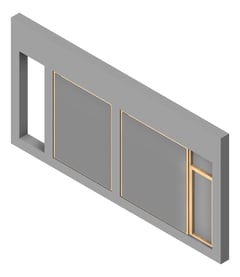 3D Presentation Image of FACADE Assembly Services Type3B 3900x7500mm