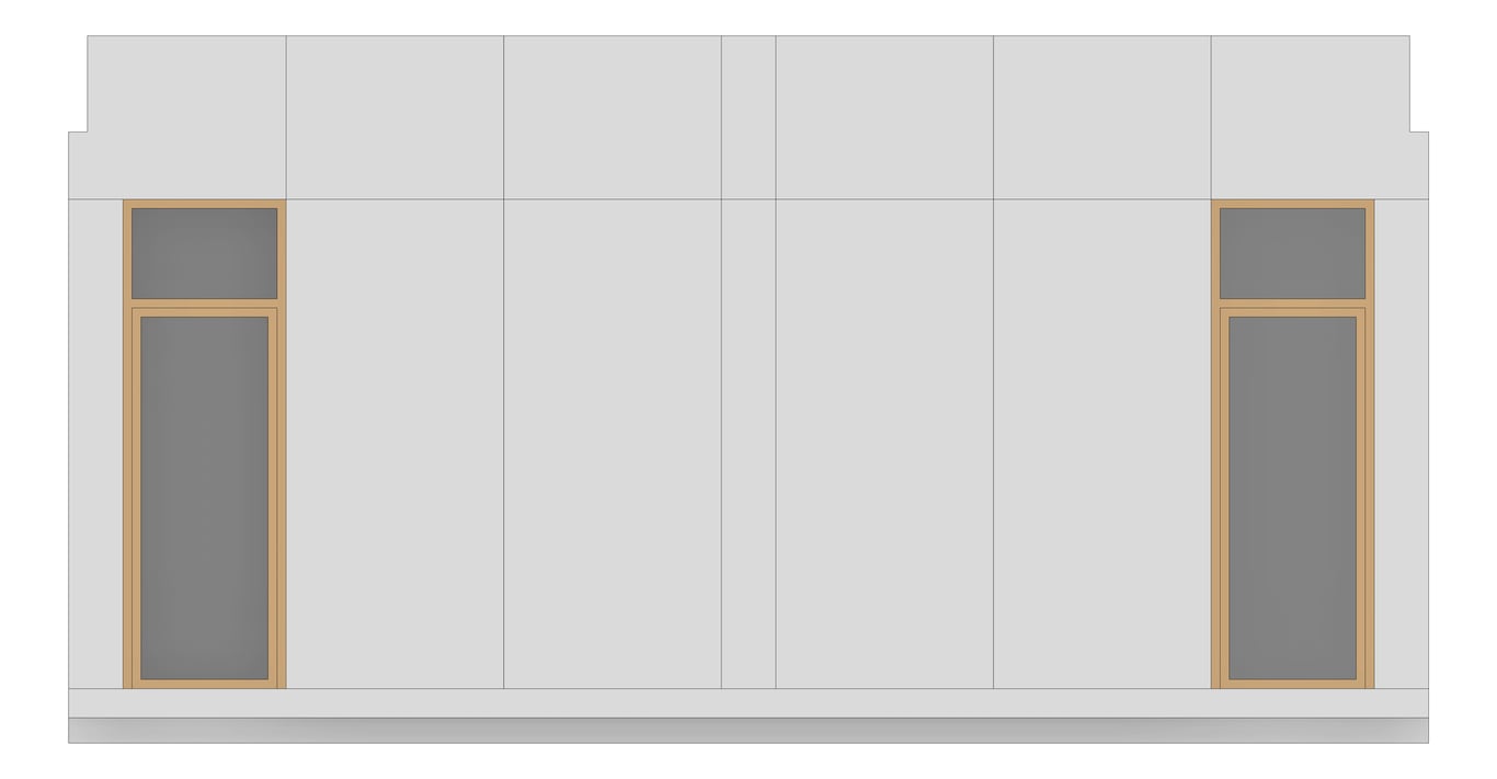 Front Image of FACADE Assembly Services Type4A 3900x7500mm