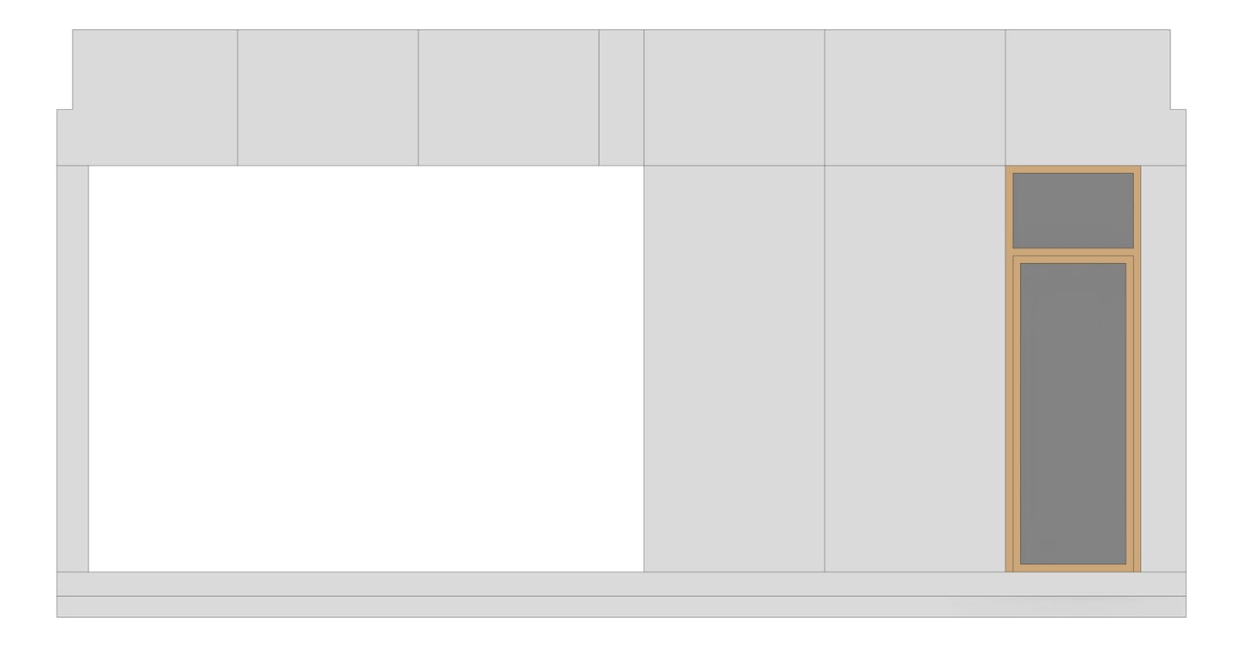 Front Image of FACADE Assembly Services Type7A 3900x7500mm
