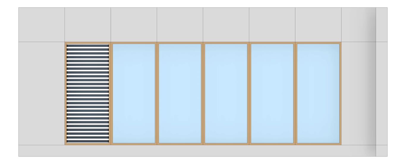 Front Image of FACADE Assembly Staff Type1C 3900x9600mm
