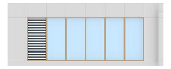 Front Image of FACADE Assembly Staff Type2C 3900x9600mm