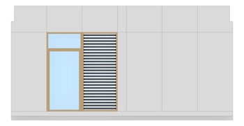 Front Image of FACADE Assembly Support Type1A 3900x7500mm