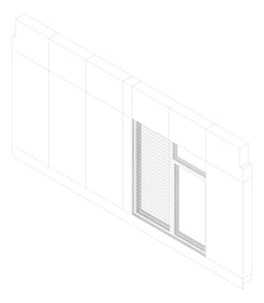 3D Documentation Image of FACADE Assembly Support Type28A 3900x7500mm