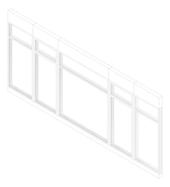 3D Documentation Image of WALL Assembly Partition TypeA2 3146x7200mm