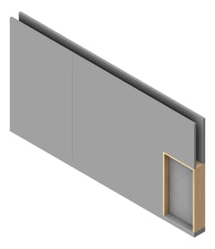 3D Presentation Image of WALL Assembly Partition TypeA4 3760x7080mm