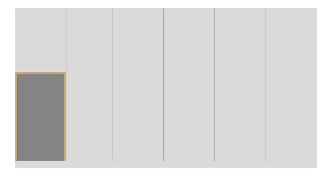 Front Image of WALL Assembly Partition TypeA4 3760x7080mm