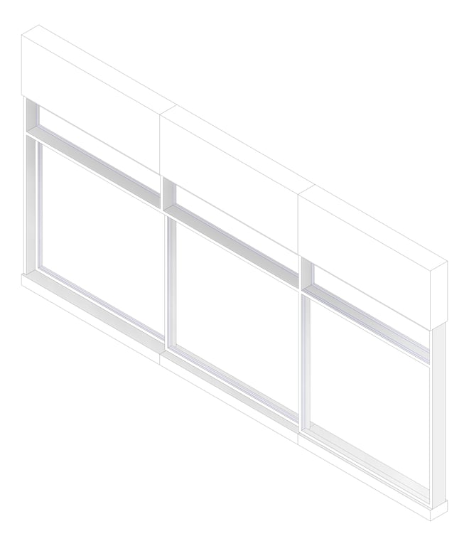 3D Documentation Image of WALL Assembly Partition TypeA5 3146x7100mm