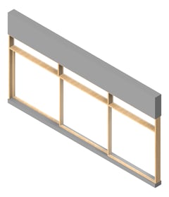 3D Presentation Image of WALL Assembly Partition TypeA5 3146x7100mm