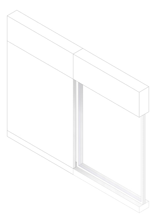 3D Documentation Image of WALL Assembly Partition TypeB13 3072x4100mm