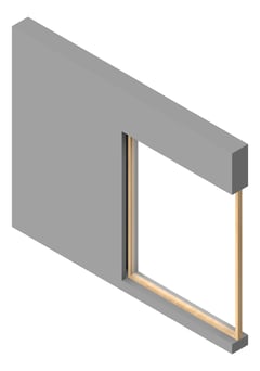 3D Presentation Image of WALL Assembly Partition TypeB13 3072x4100mm