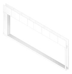 3D Documentation Image of WALL Assembly Partition TypeB15 3760x9300mm