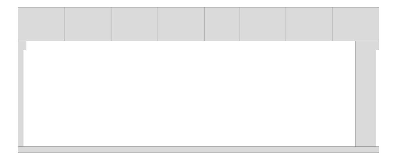 Front Image of WALL Assembly Partition TypeB15 3760x9300mm
