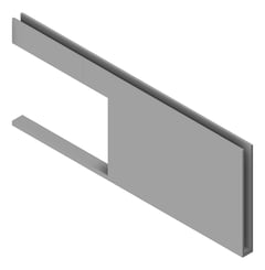 3D Presentation Image of WALL Assembly Partition TypeB17 3760x9300mm