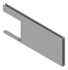 3D Presentation Image of WALL Assembly Partition TypeB18 3760x9300mm
