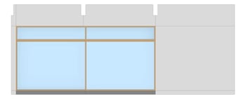 Front Image of WALL Assembly Partition TypeB4 3600x9300mm