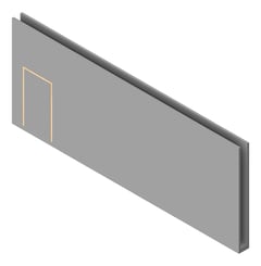 3D Presentation Image of WALL Assembly Partition TypeB6 3760x9300mm
