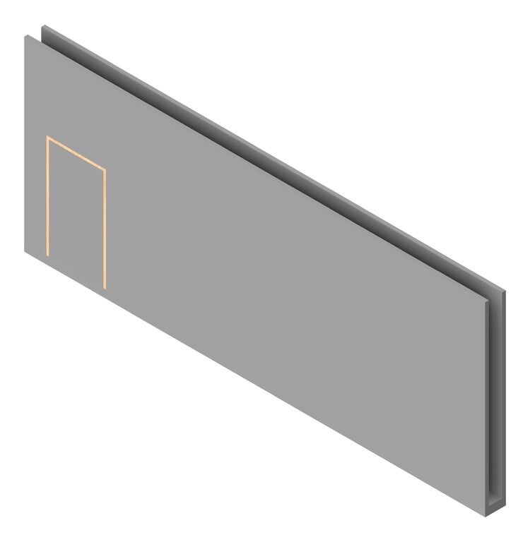 Navigate to WALL Assembly Partition TypeB6 3760x9300mm