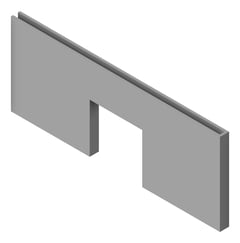 3D Presentation Image of WALL Assembly Partition TypeB8 3760x9300mm