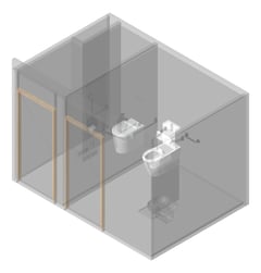 3D Presentation Image of AMENITIES Assembly Internal Type2 2Cubicle