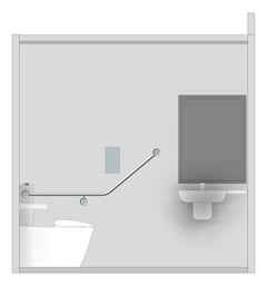 Front Image of AMENITIES Assembly Internal Type2 2Cubicle