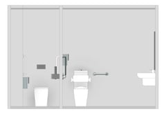 Left Image of AMENITIES Assembly Internal Type2 2Cubicle