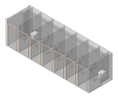 3D Presentation Image of AMENITIES Assembly Internal Type3 7Cubicle