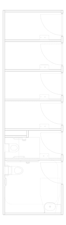 Plan Image of AMENITIES Assembly Internal Type4 6Cubicle