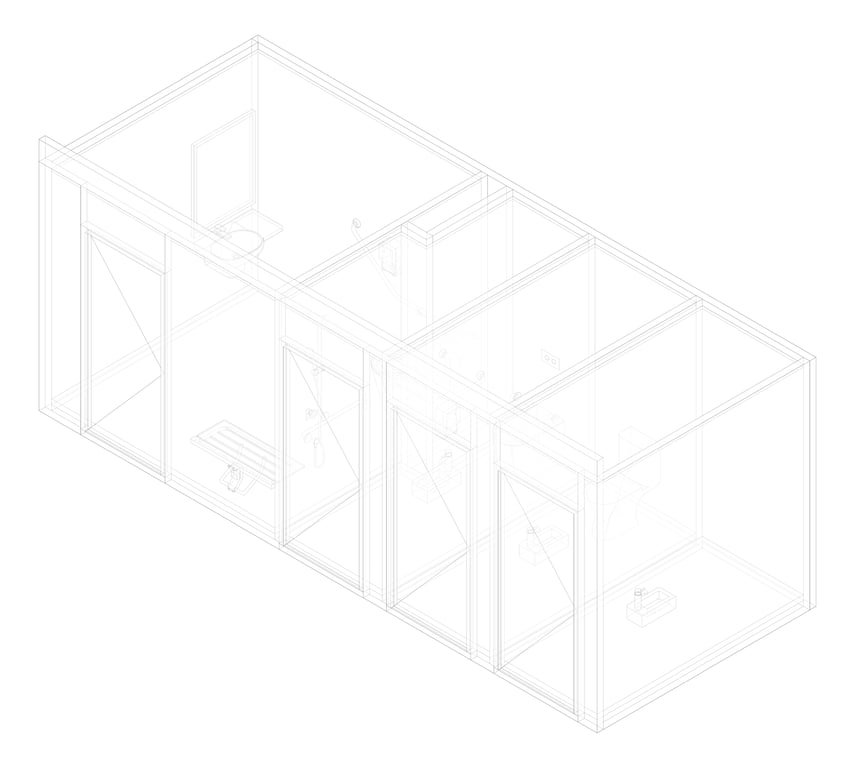 3D Documentation Image of AMENITIES Assembly Internal Type5 4Cubicle