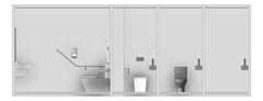 Left Image of AMENITIES Assembly Internal Type5 4Cubicle