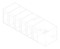 3D Documentation Image of AMENITIES Assembly Internal Type6 6Cubicle