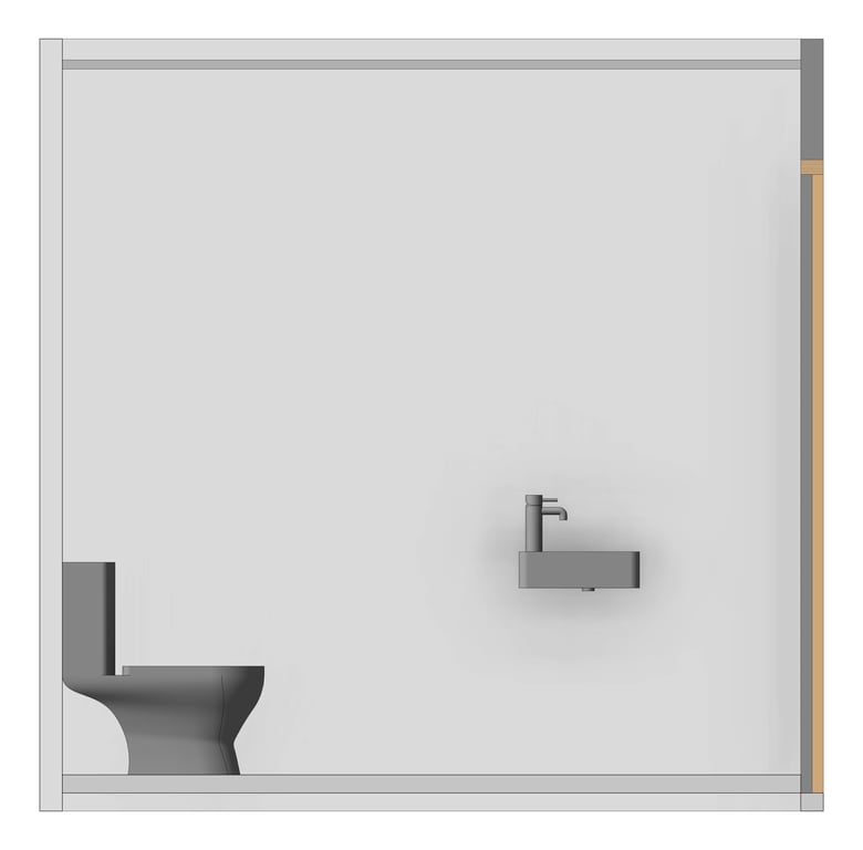 Front Image of AMENITIES Assembly Internal Type6 6Cubicle