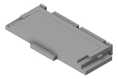 3D Presentation Image of COMBINED Services Zone Bulkhead GLS